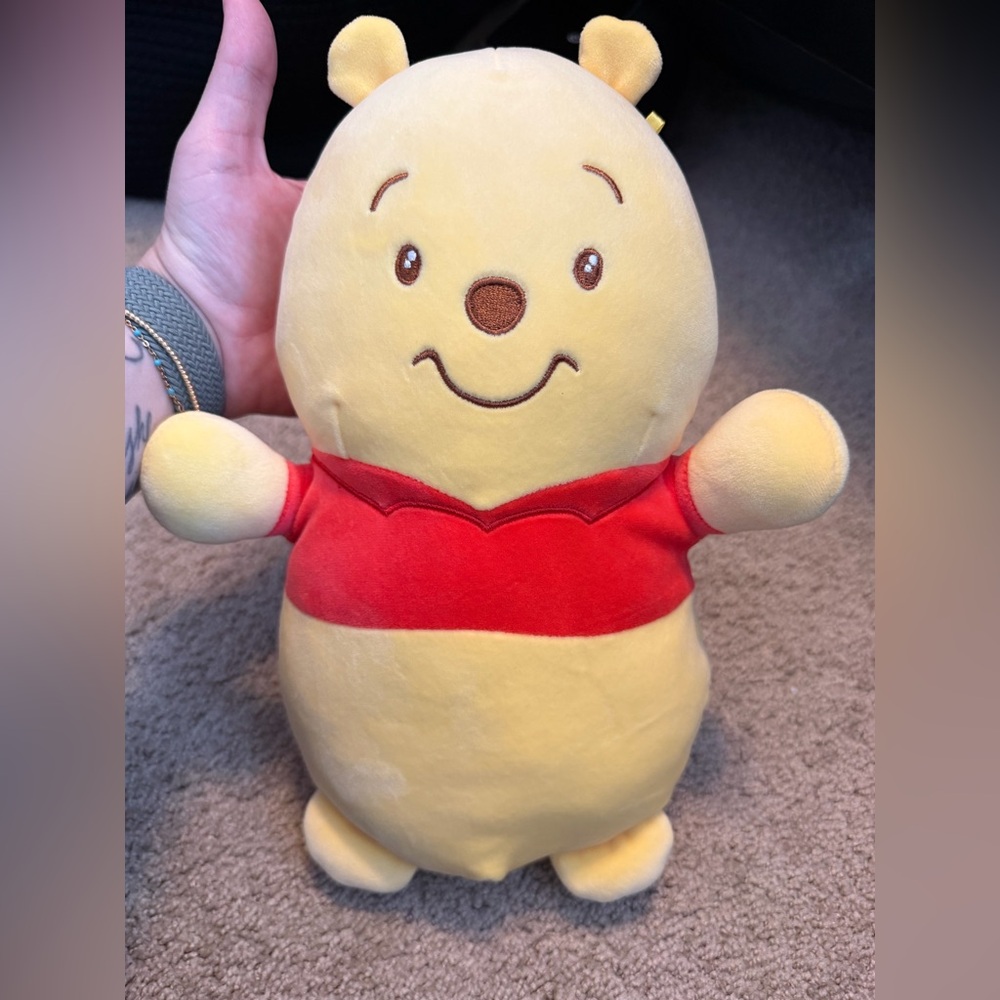 Disney Winnie the Pooh Plush Classic Yellow Bear Stuffed Squishmallows Huggs